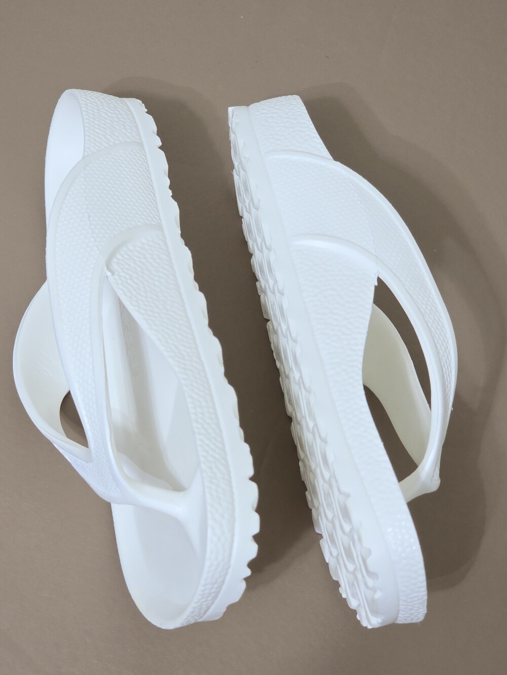 Birkenstock Honolulu Eva Flip Flops Women 38 EU/7 US Sandals Rubber White Beach - Picture 3 of 8